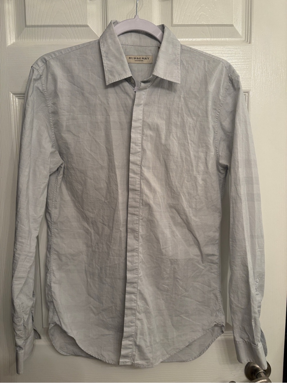Burberry London Novacheck Pattern Button Up